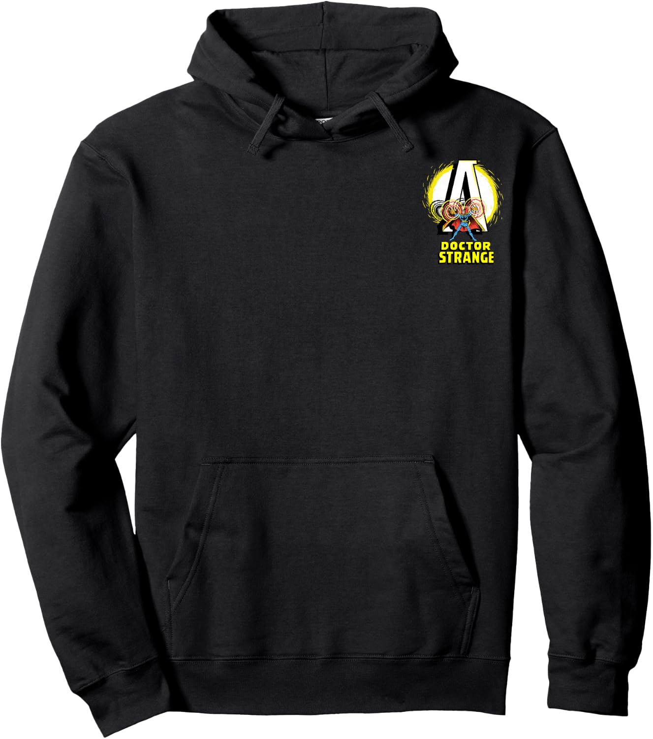 Marvel Avengers Doctor Strange Pocket Logo Hoodie - Hoodie | Black