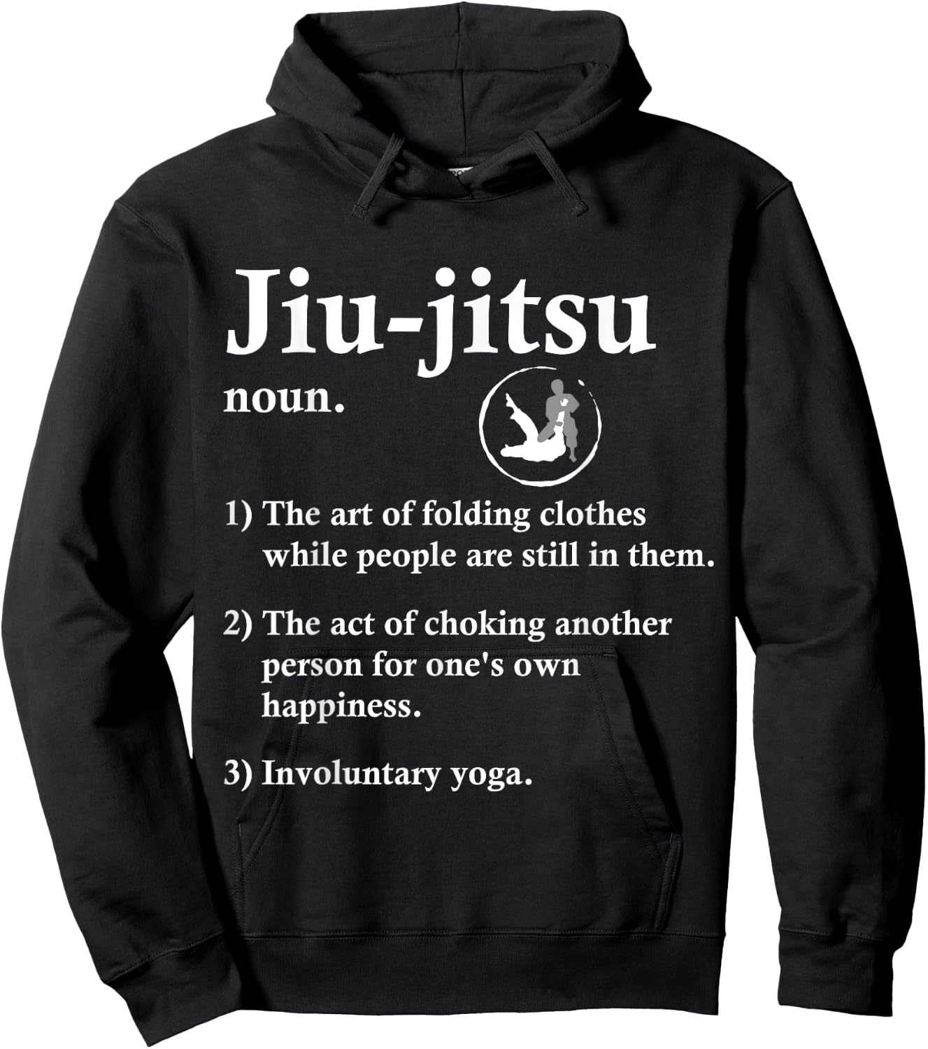 Jiu Jitsu Definition Funny BJJ Hoodie - Hoodie | Black