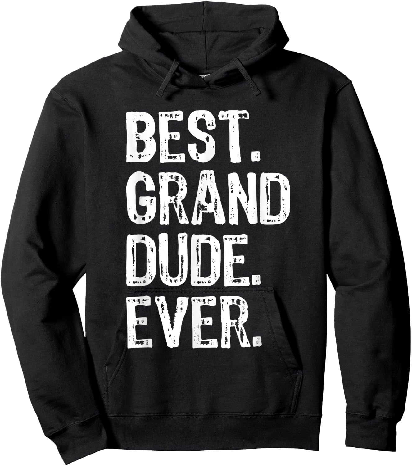 Best Grand-Dude Ever Cool Funny GrandDude Hoodie - Hoodie | Black