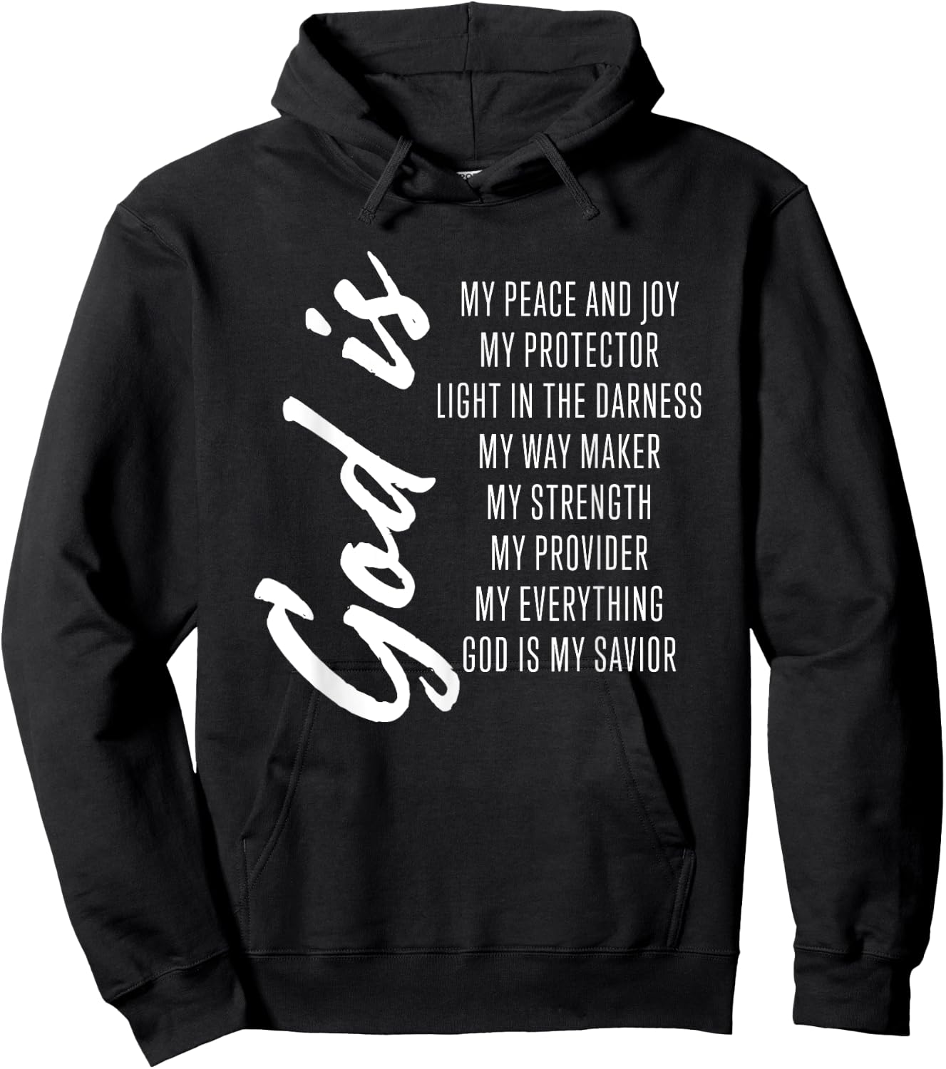 Cute Women's Christian Bible Verse Shirts Women Girls Gifts Hoodie - Hoodie | Black