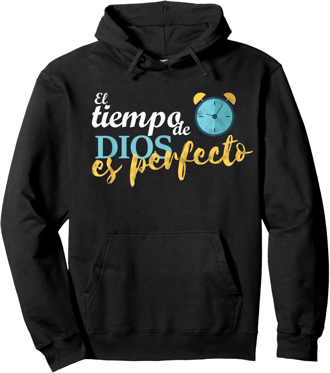 El tiempo de Dios es perfecto Jesus Cristo espanol spanish Hoodie - Hoodie | Black