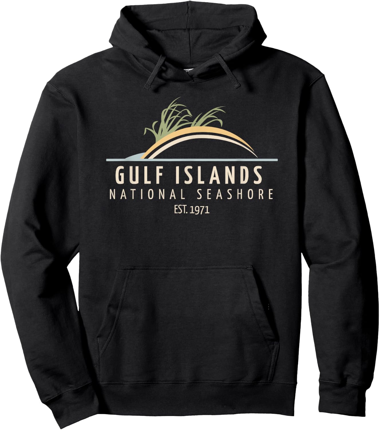Souvenir Gift Gulf Islands National Seashore Hoodie - Hoodie | Black