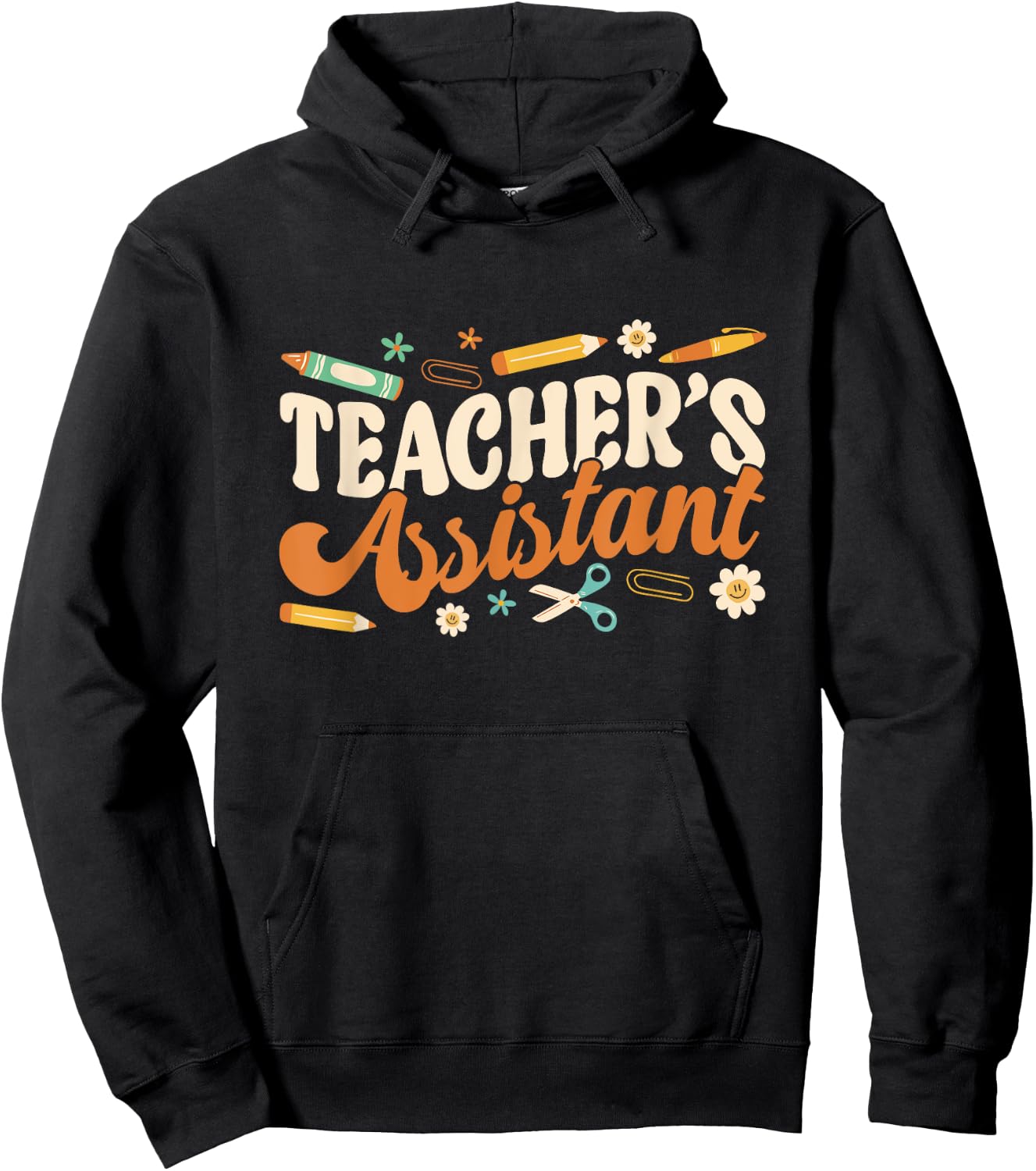 Teacher's Assistant Teacher Assisting Teaching Assistant Men Women Hoodie - Hoodie | Black