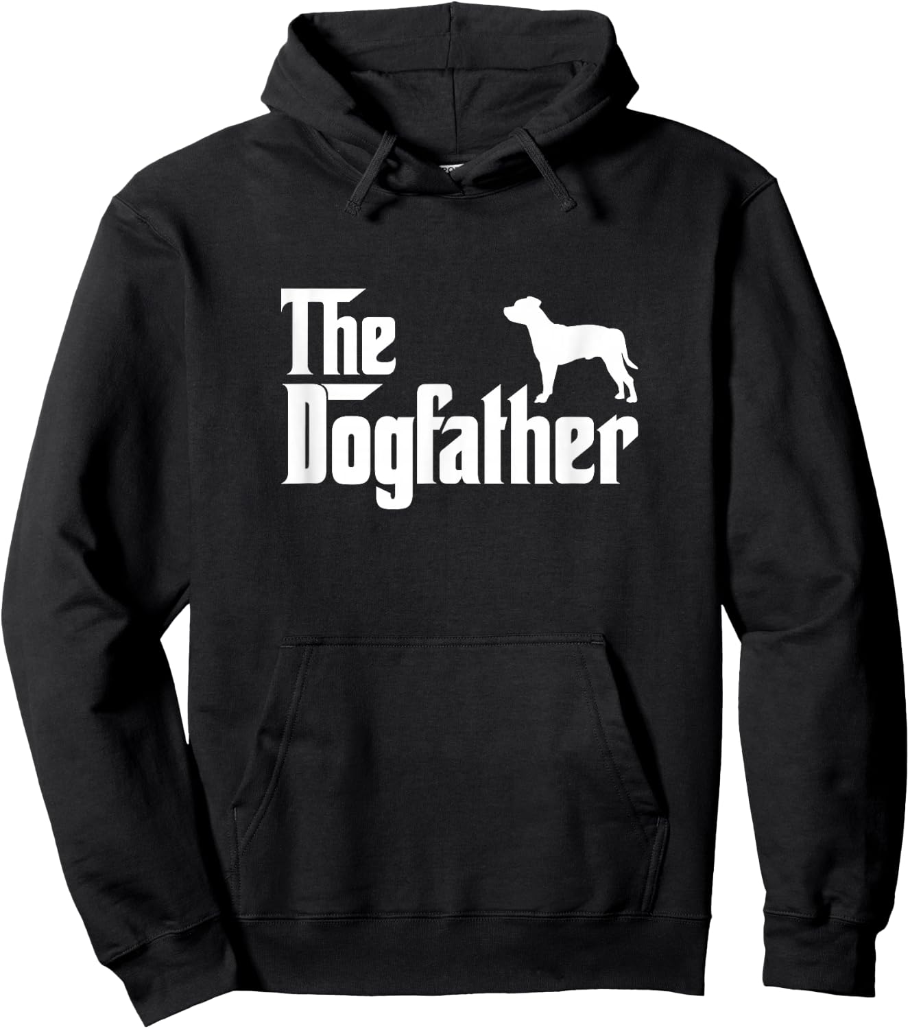 Staffordshire Bull Terrier Lover Gift DogFather Hoodie - Hoodie | Black