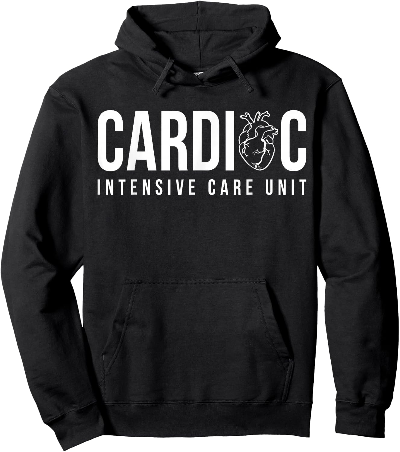 Cardiac Intensive Care Unit CICU Nurse Appreciation Hoodie - Hoodie | Black