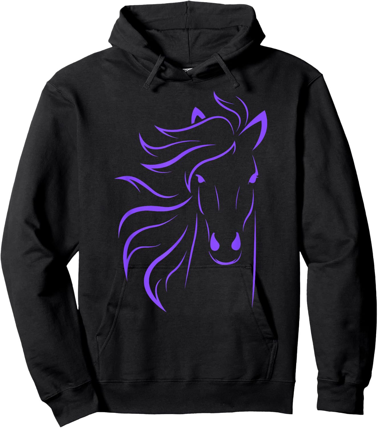 Horse Lover Gifts Women's Equestrian Men Horseback Riding Hoodie - Hoodie | Black