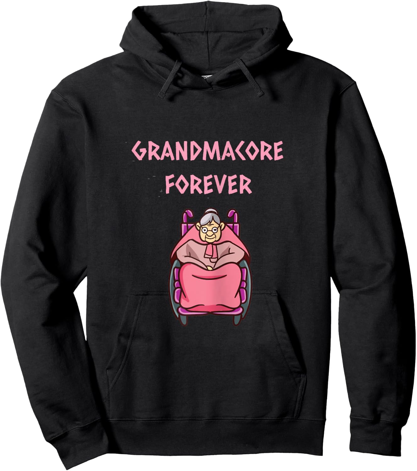 Grandmacore Forever Hoodie - Hoodie | Black