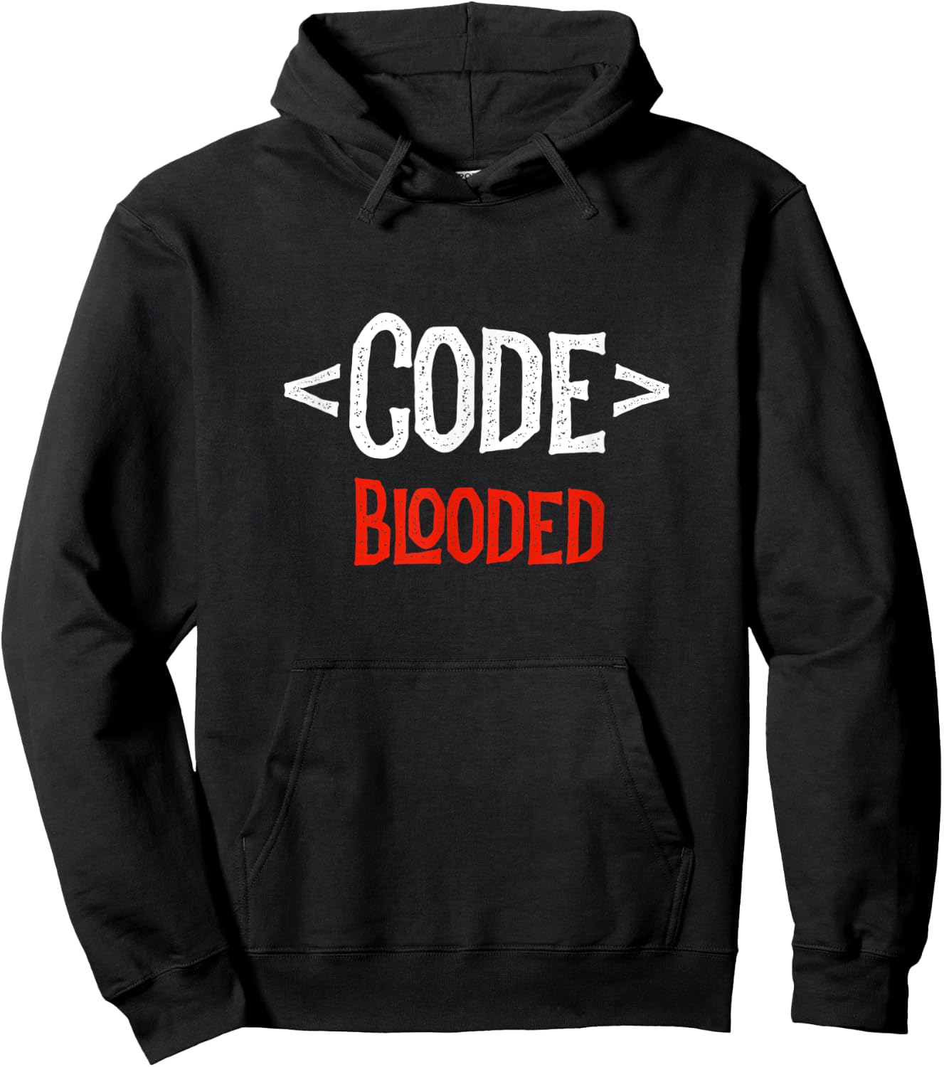 Programmer Developer - Code Tag Blooded - Coding Coder Hoodie - Hoodie | Black