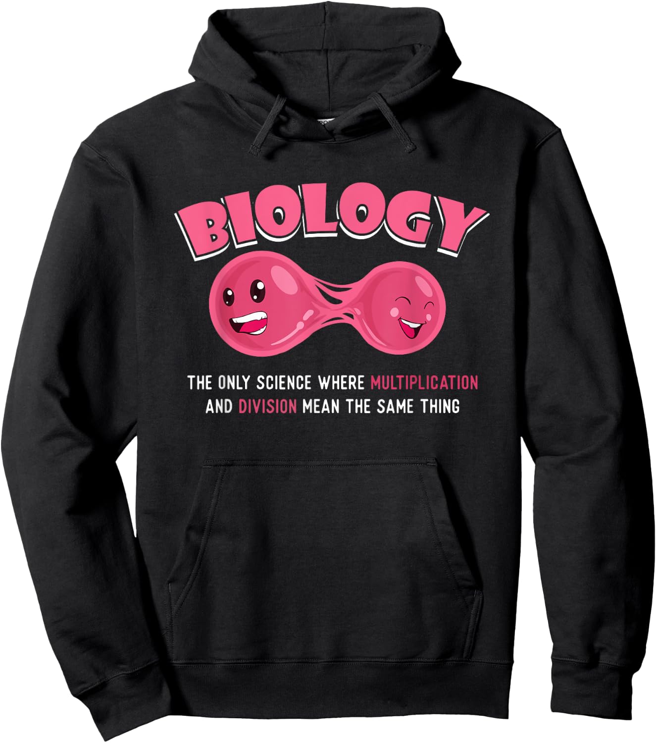 Funny Biologist Biology Teacher Cell Science Biology Student Men Women Girls Kids Hoodie - Hoodie | Black