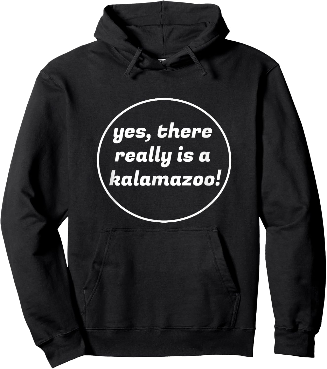 Yes, There Really is a Kalamazoo Michigan Novelty Hoodie - Hoodie | Black