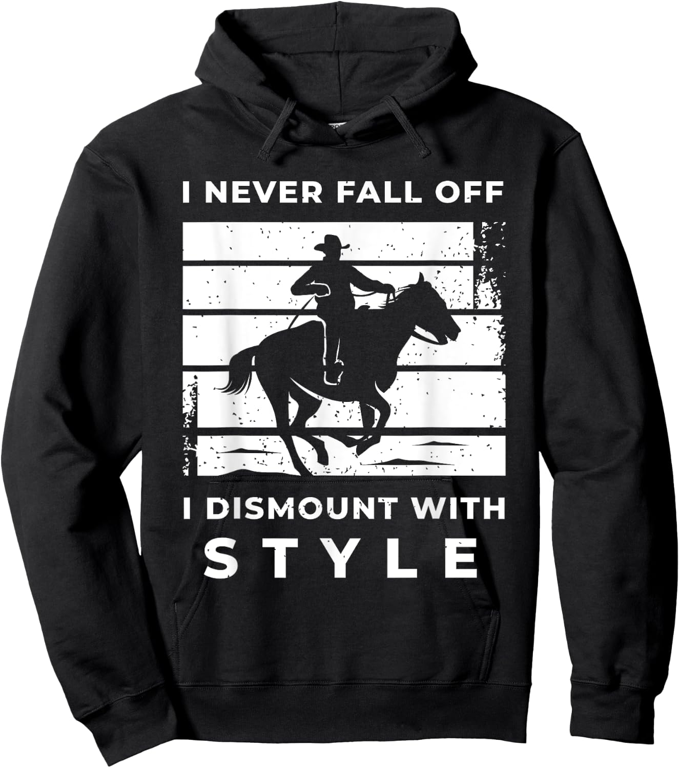 Funny Horse Quote Outfit For A Lover Of Horse Hoodie - Hoodie | Black
