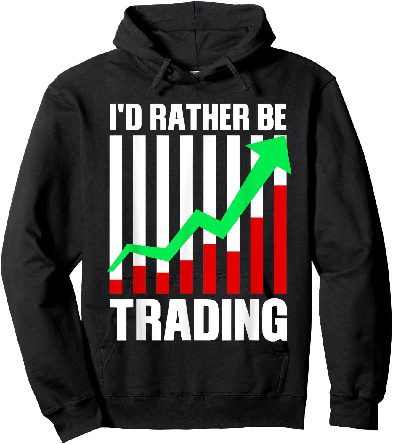 Funny Stock Trading Gift Stock Market Trader Men Women Hoodie - Hoodie | Black