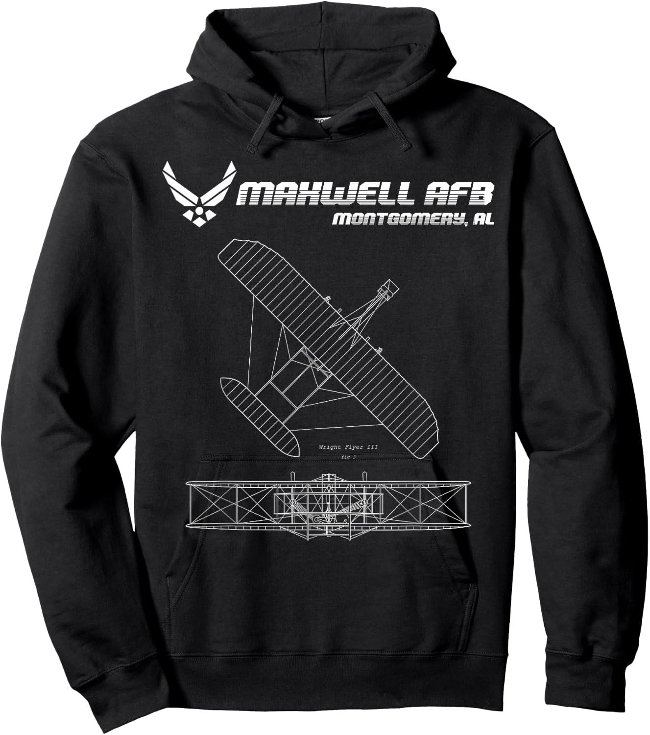 Maxwell AFB Hoodie - Hoodie | Black