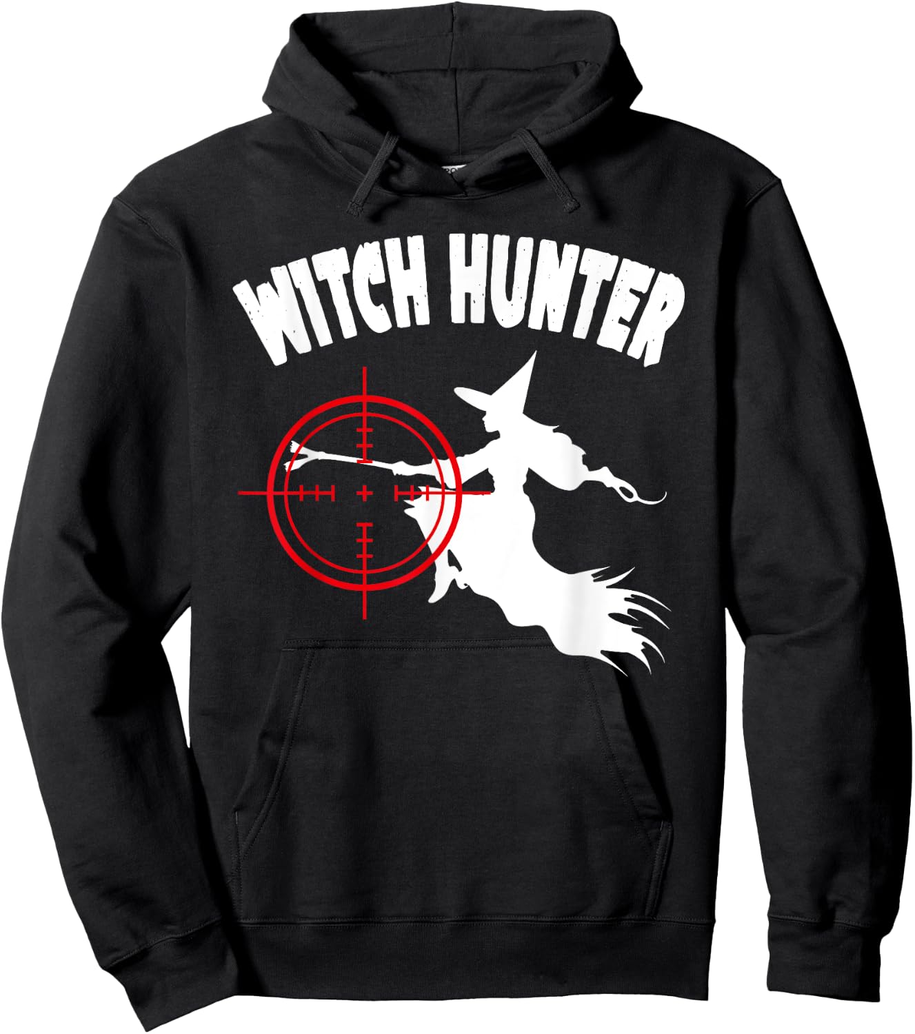 Witch Hunter Funny Party Halloween Hoodie - Hoodie | Black