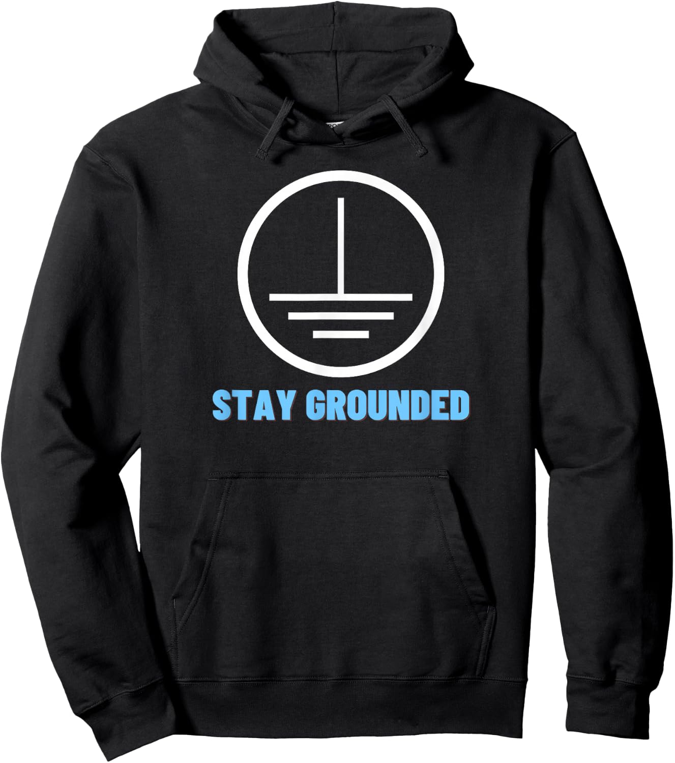 Stay Grounded - Funny Electrician Gift Hoodie - Hoodie | Black