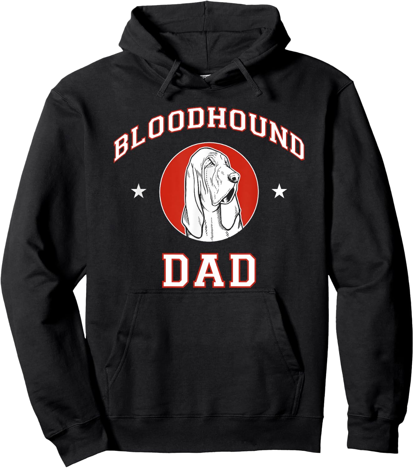 Bloodhound Dad Dog Father Hoodie - Hoodie | Black