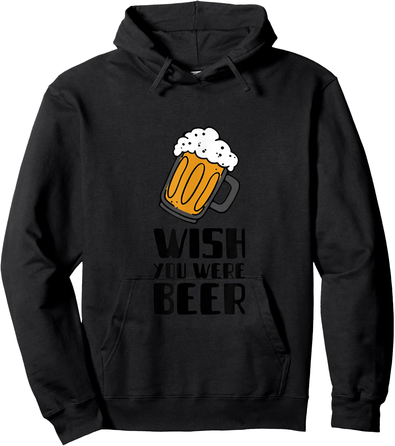 Wish you were beer! Hoodie - Hoodie | Black