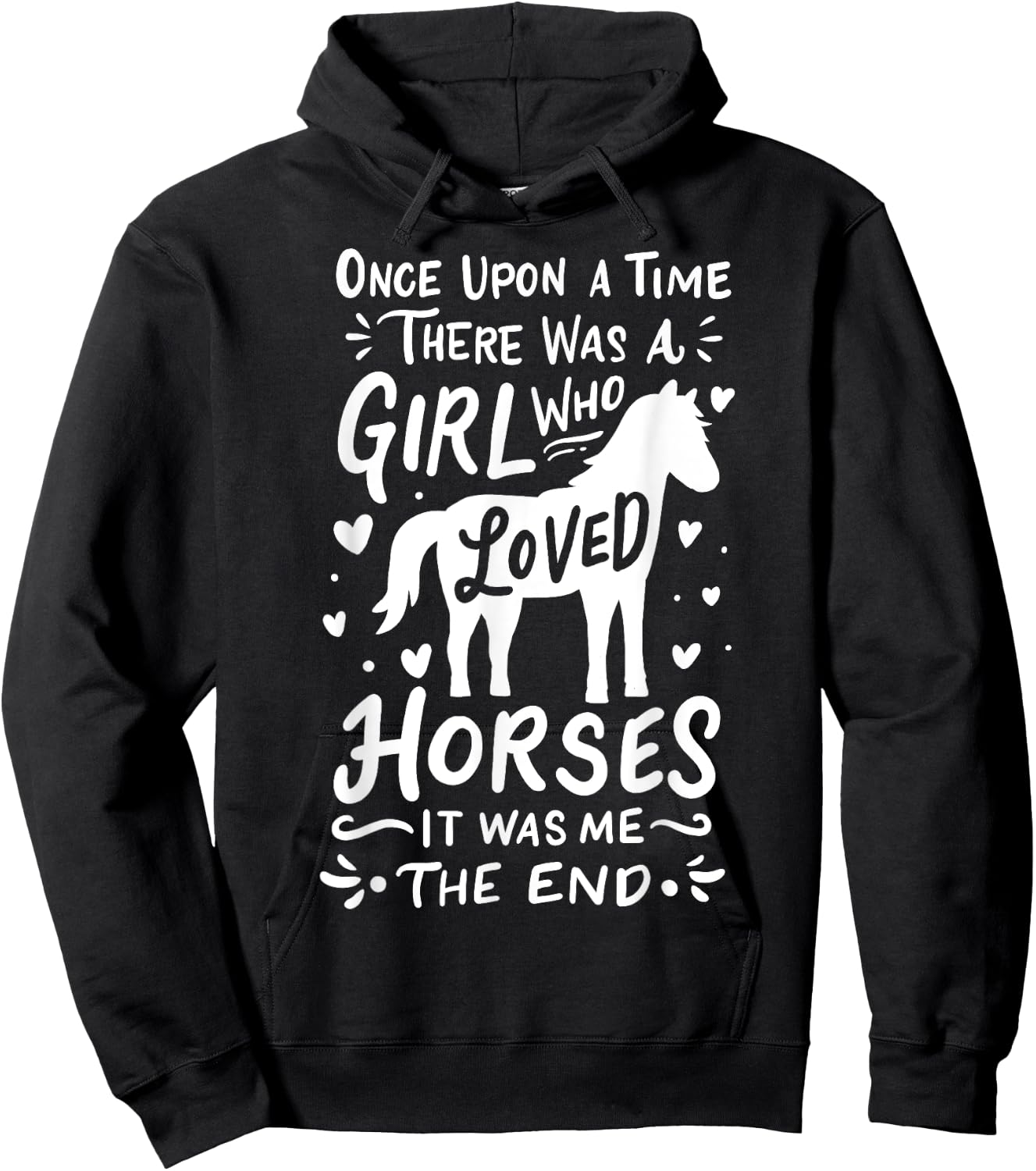 Horse Girl Horses Show Jumping Western Riding Barrel Racing Hoodie - Hoodie | Black