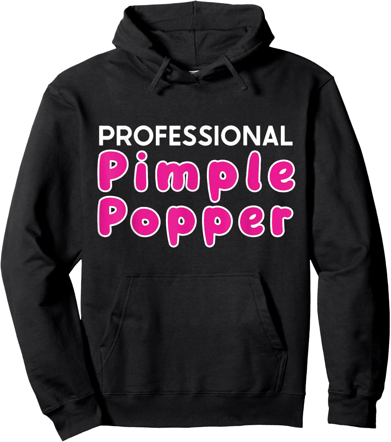 Funny Professional Pimple Popper Skin Doctor Derma Hoodie - Hoodie | Black