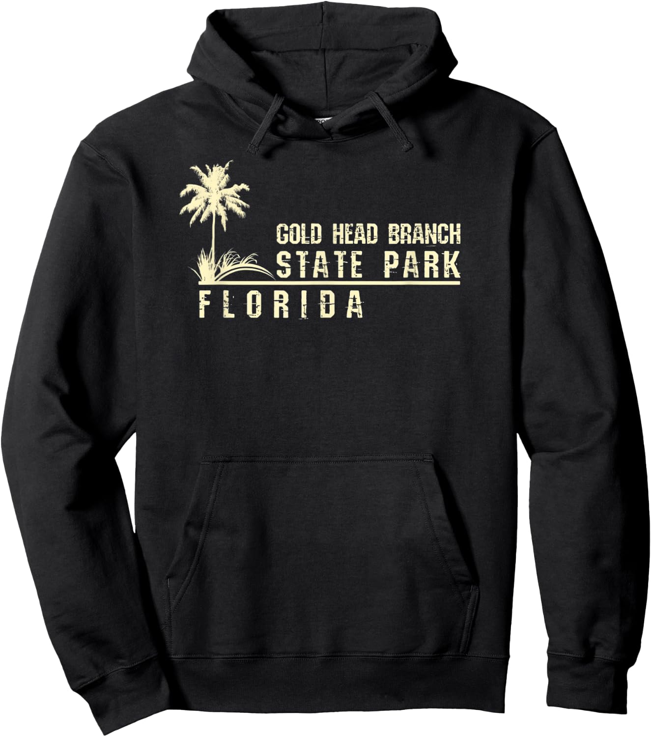 Florida Souvenir Gift Gold Head Branch State Park Hoodie - Hoodie | Black