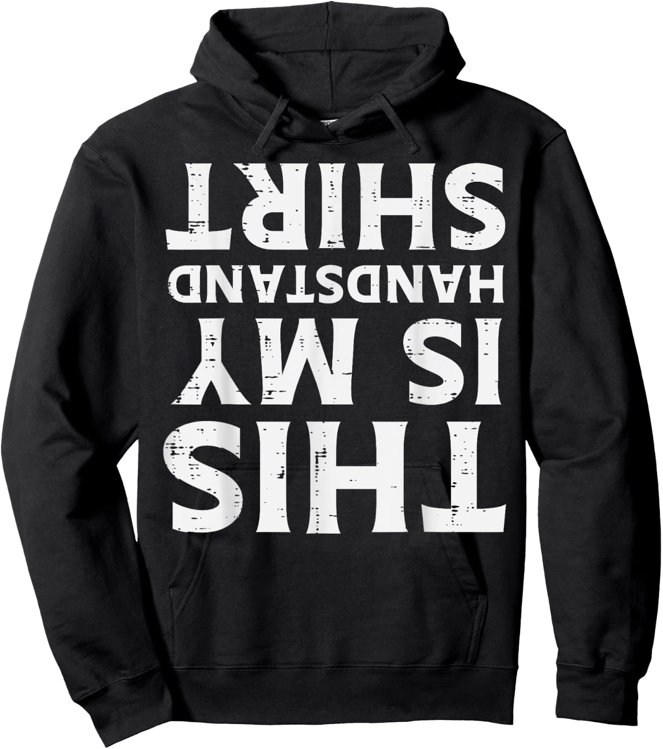 Gym This My Handstand Shirt Fun Gymnastics Fitness Women Men Hoodie - Hoodie | Black