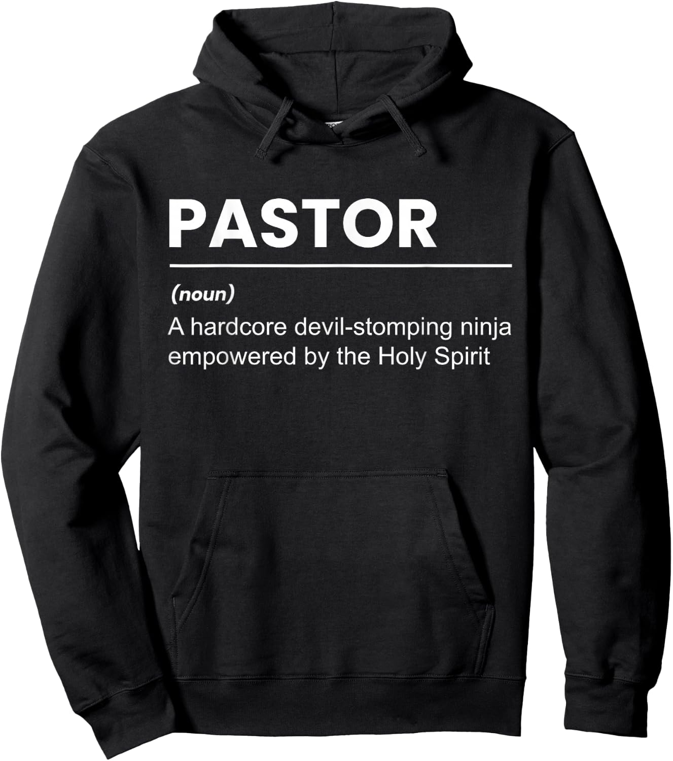 Definition Pastor Christian Pastor Jesus Christ God Praying Hoodie - Hoodie | Black