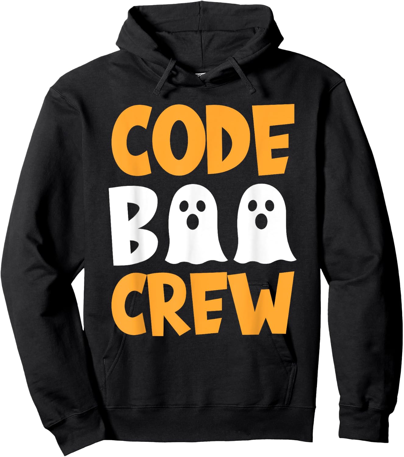 Code Boo Crew Spooky Nurse Halloween Hoodie - Hoodie | Black