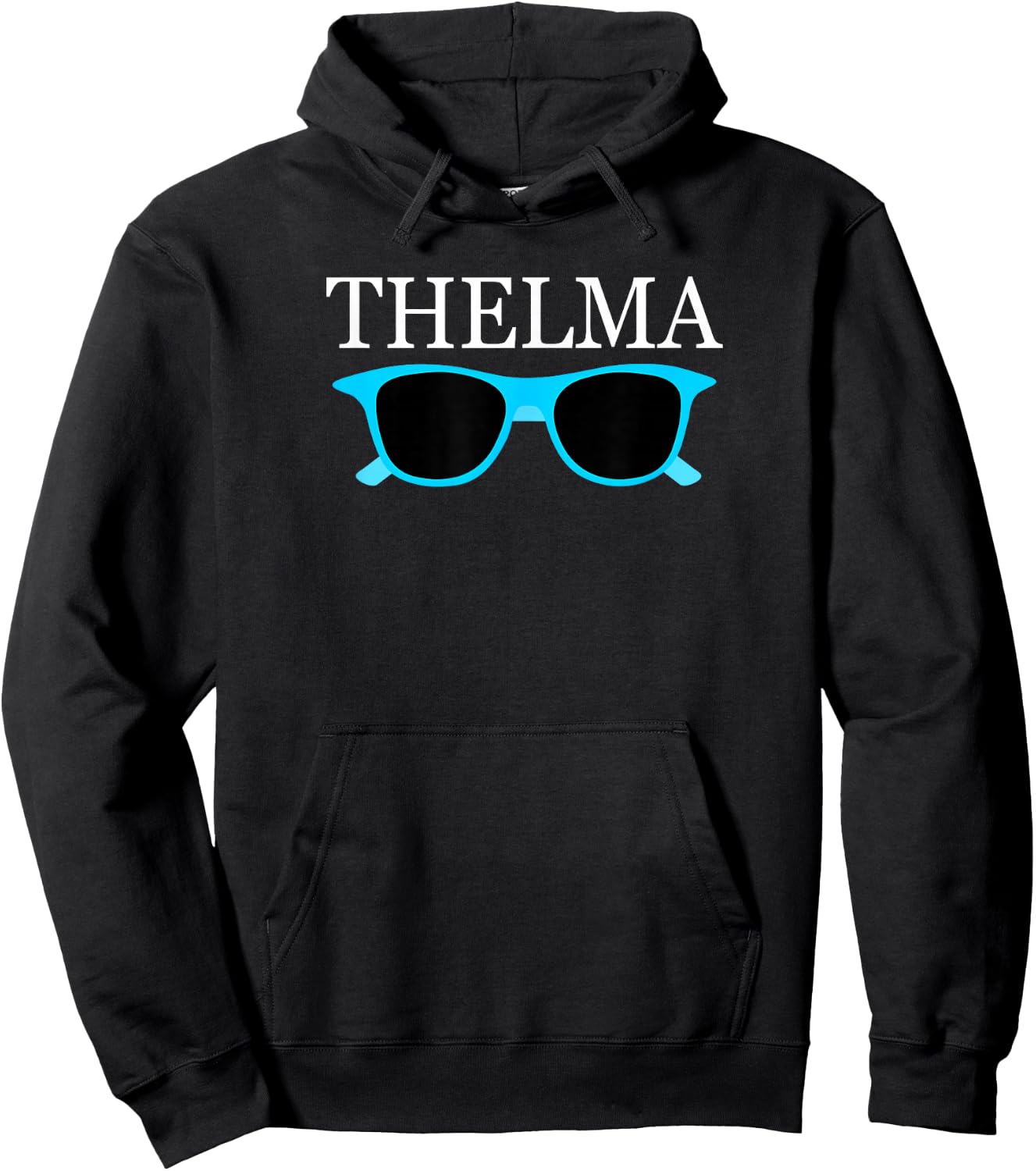 Thelma Aqua Glasses Cute Matching Best Friends Hoodie - Hoodie | Black