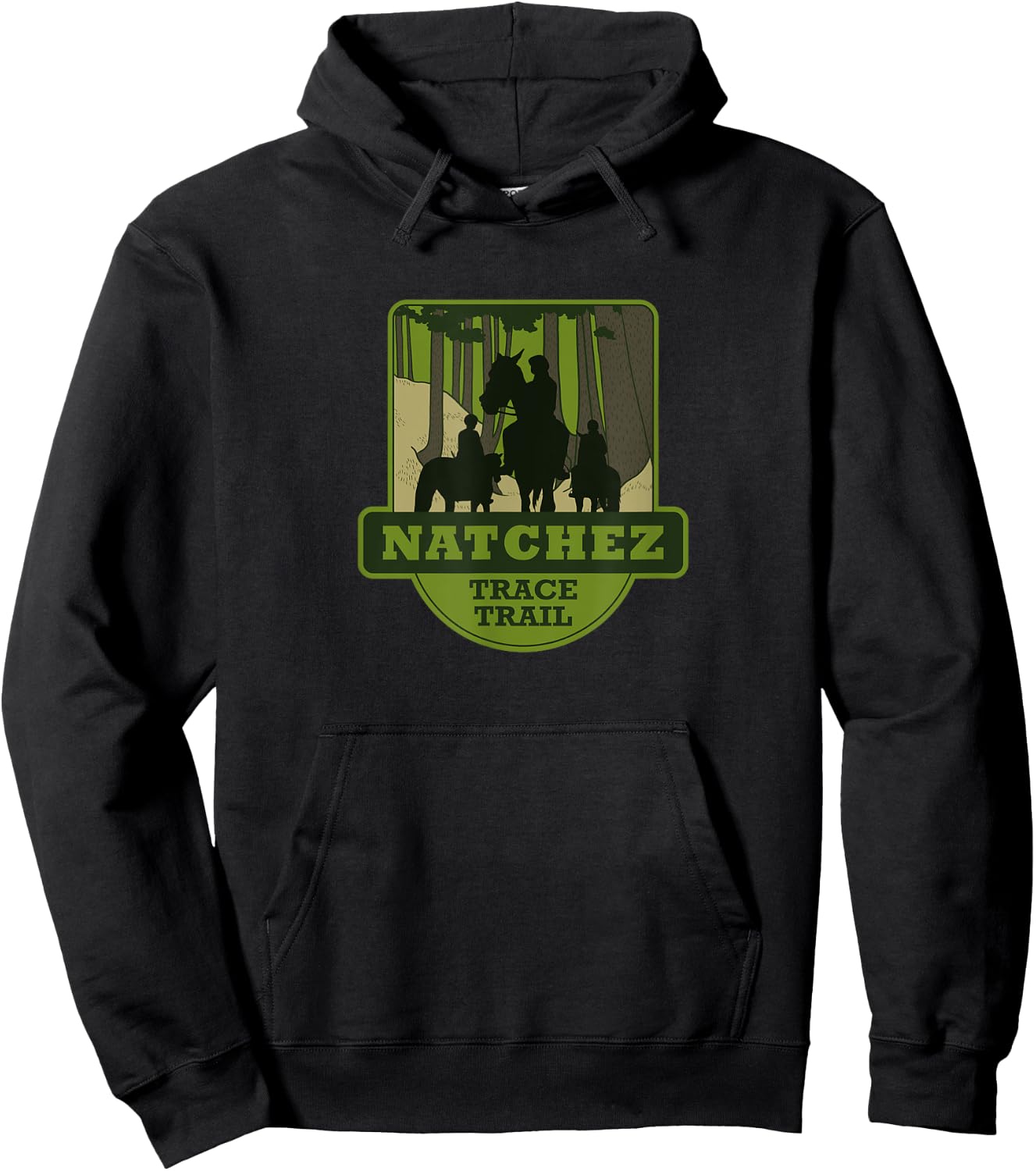 Natchez Trace Trail - Horseback riding Hoodie - Hoodie | Black