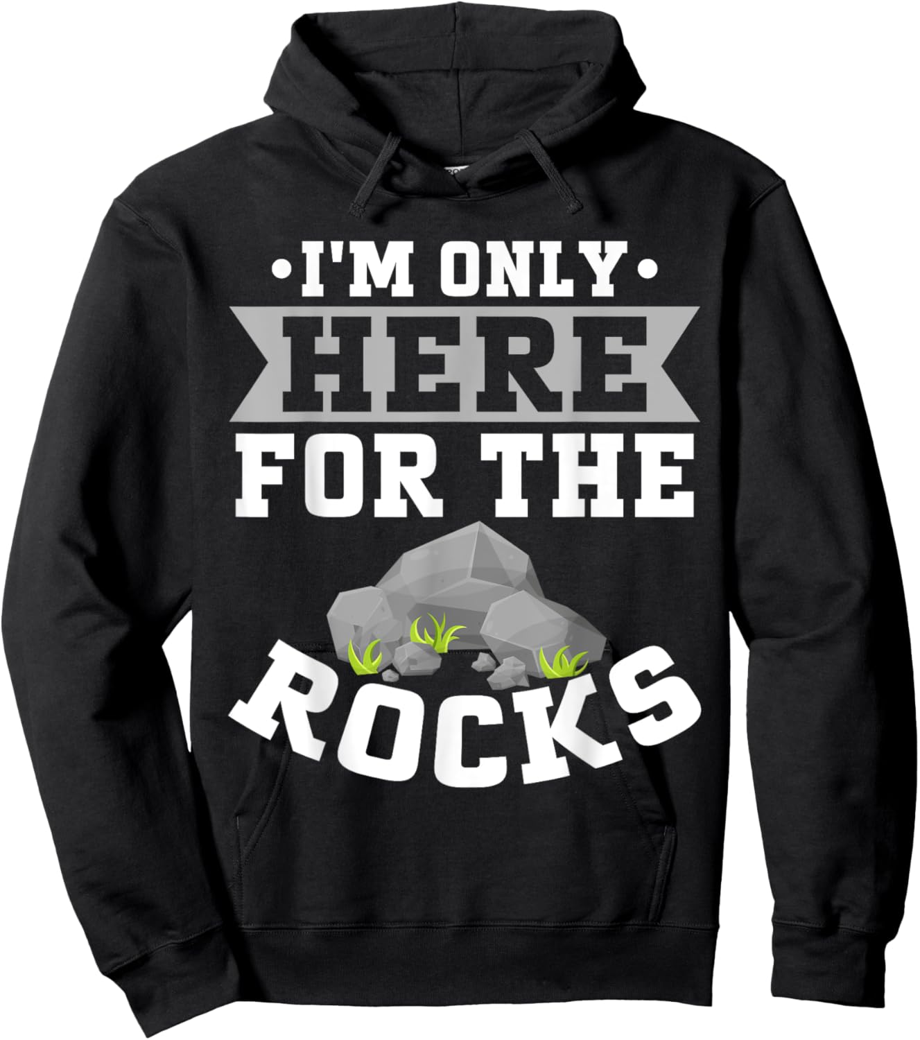 I'm Only Here for the Rocks Mineral Collection Hoodie - Hoodie | Black