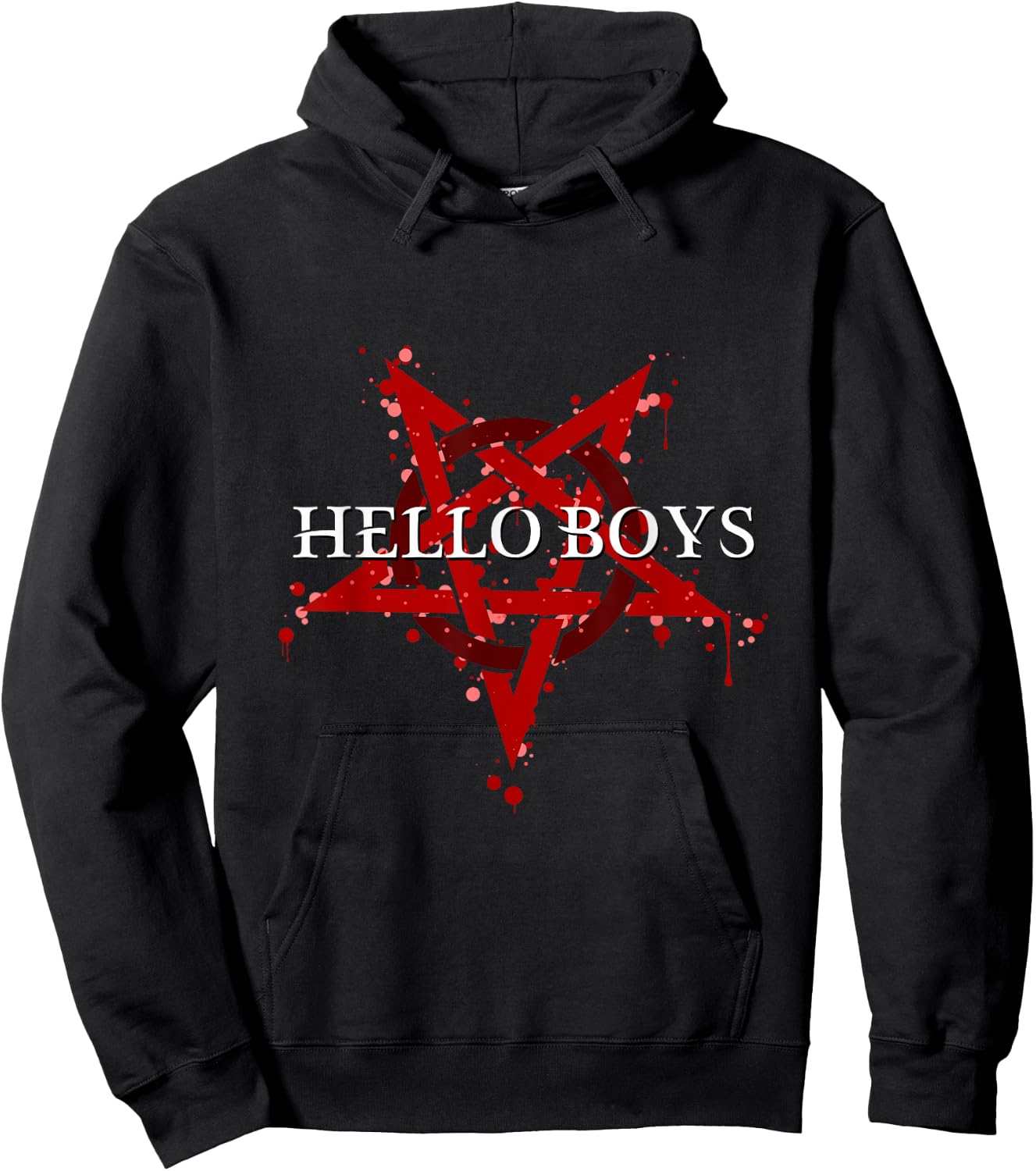 Hello Boys SPN Hoodie - Hoodie | Black