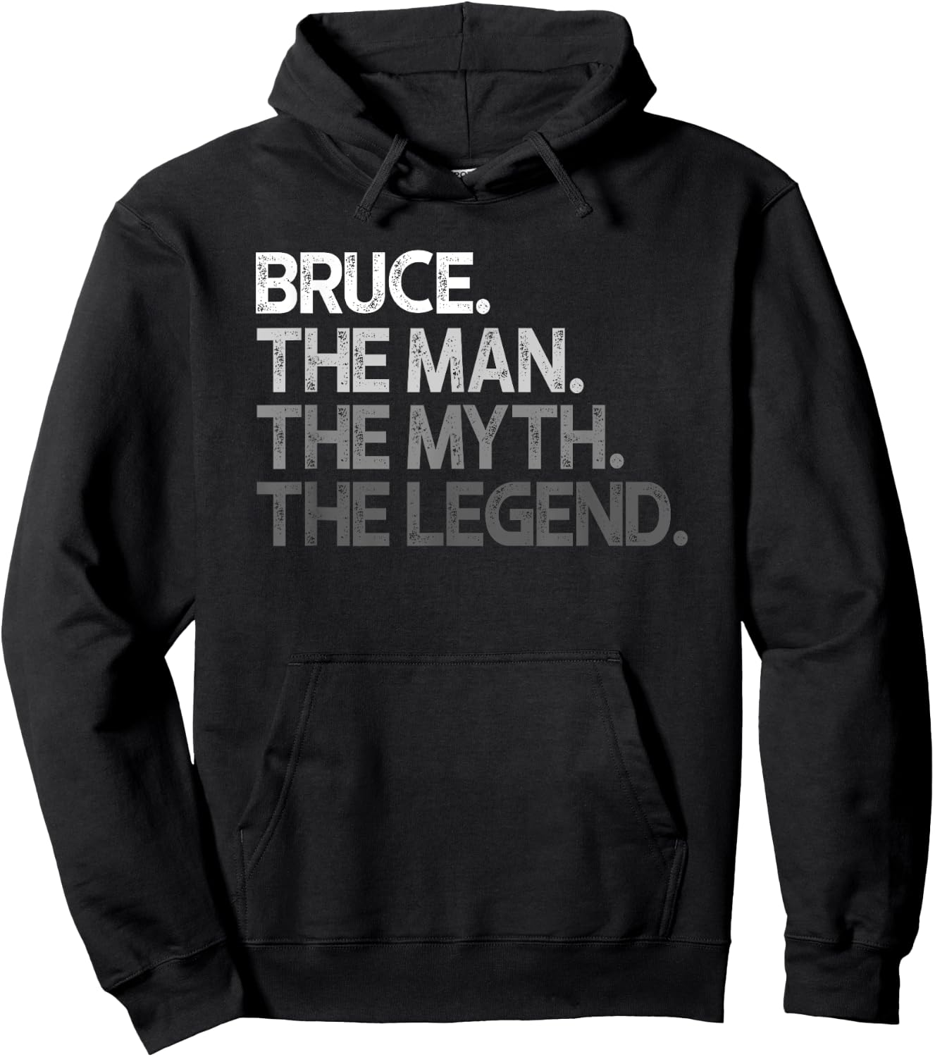 Bruce Gift: The Man Myth Legend Hoodie - Hoodie | Black