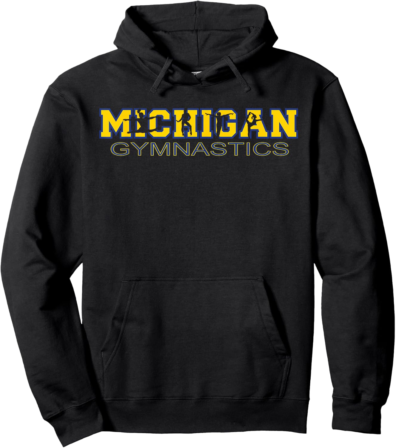 Michigan Gymnastics Girls Tumbling Gear Gymnast Dance Hoodie - Hoodie | Black