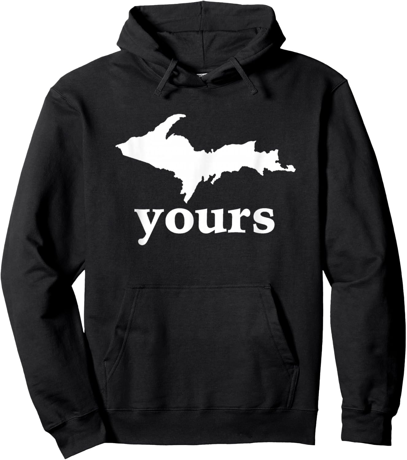 Up Yours Michigan Funny Hoodie - Hoodie | Black