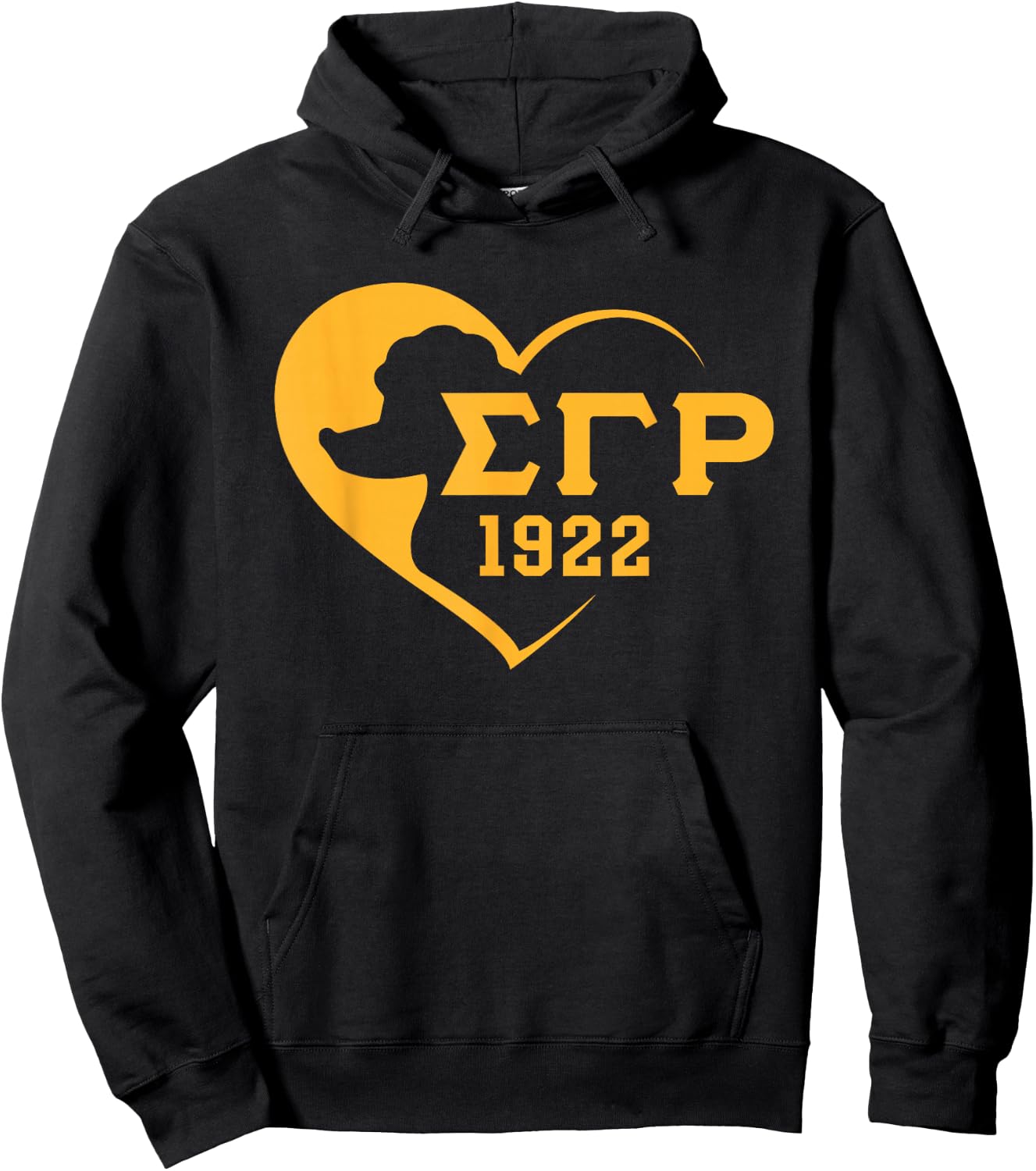 Sigma Gamma Rho Paraphernalia, Sigma Pretty Poodles Sorority Hoodie - Hoodie | Black