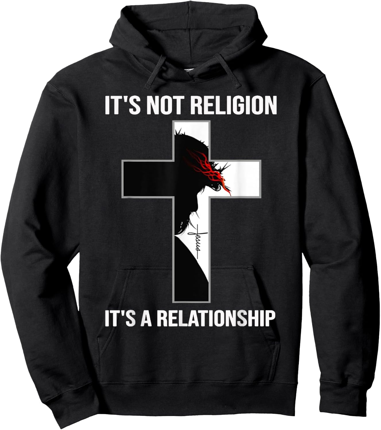 It's Not A Religion, It's A Personal Relationship Hoodie - Hoodie | Black