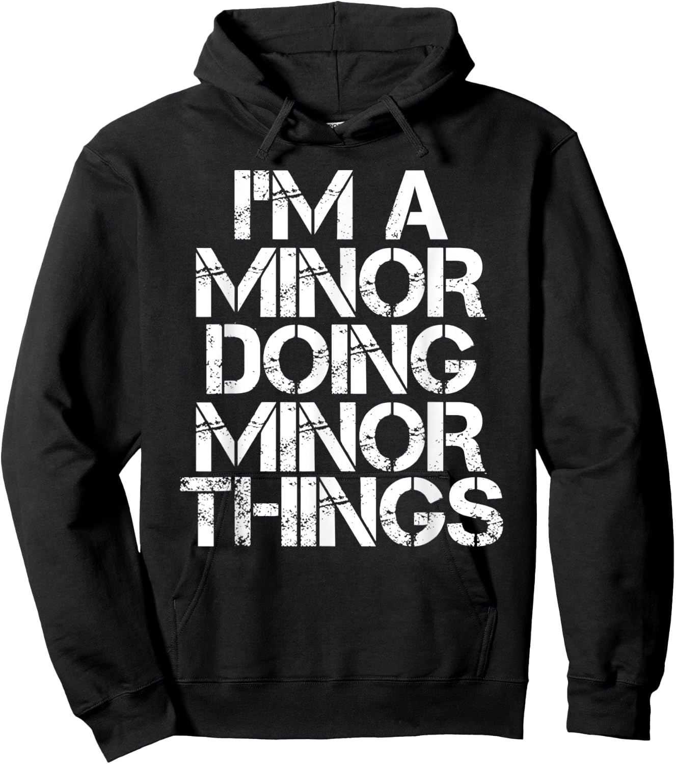 MINOR Funny Surname Family Tree Birthday Reunion Gift Hoodie - Hoodie | Black