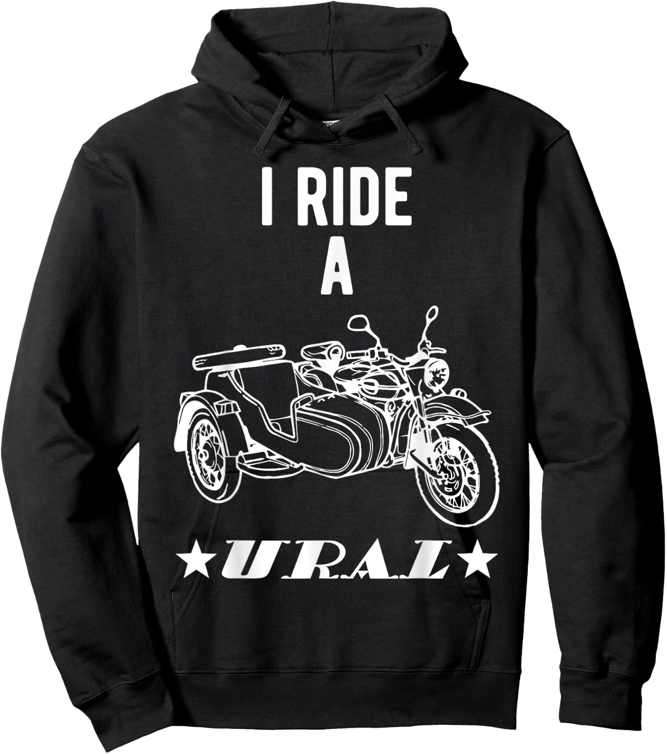 Ural motorcycle spun off-road motorcyclists Hoodie - Hoodie | Black