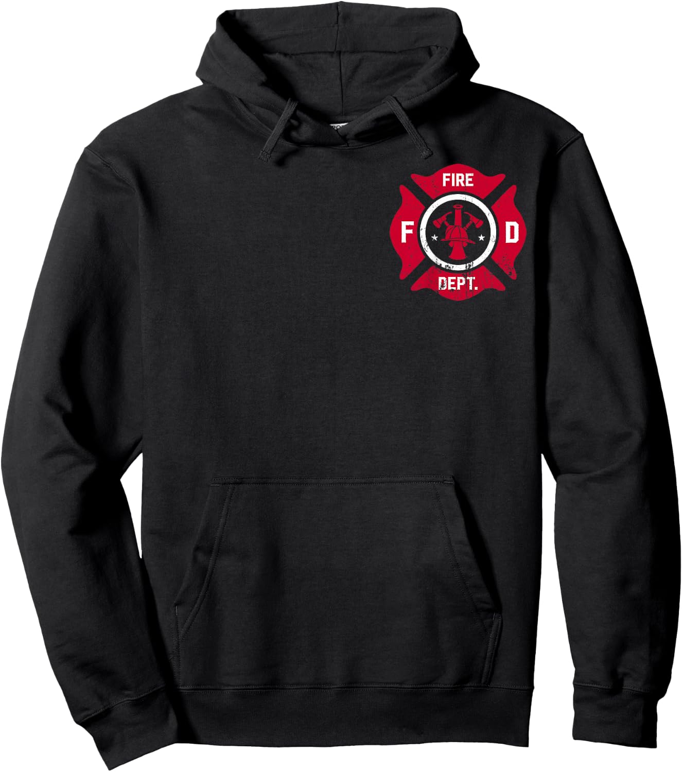 Fire Department Firefighter Fireman Rescuer Firefighters Hoodie - Hoodie | Black
