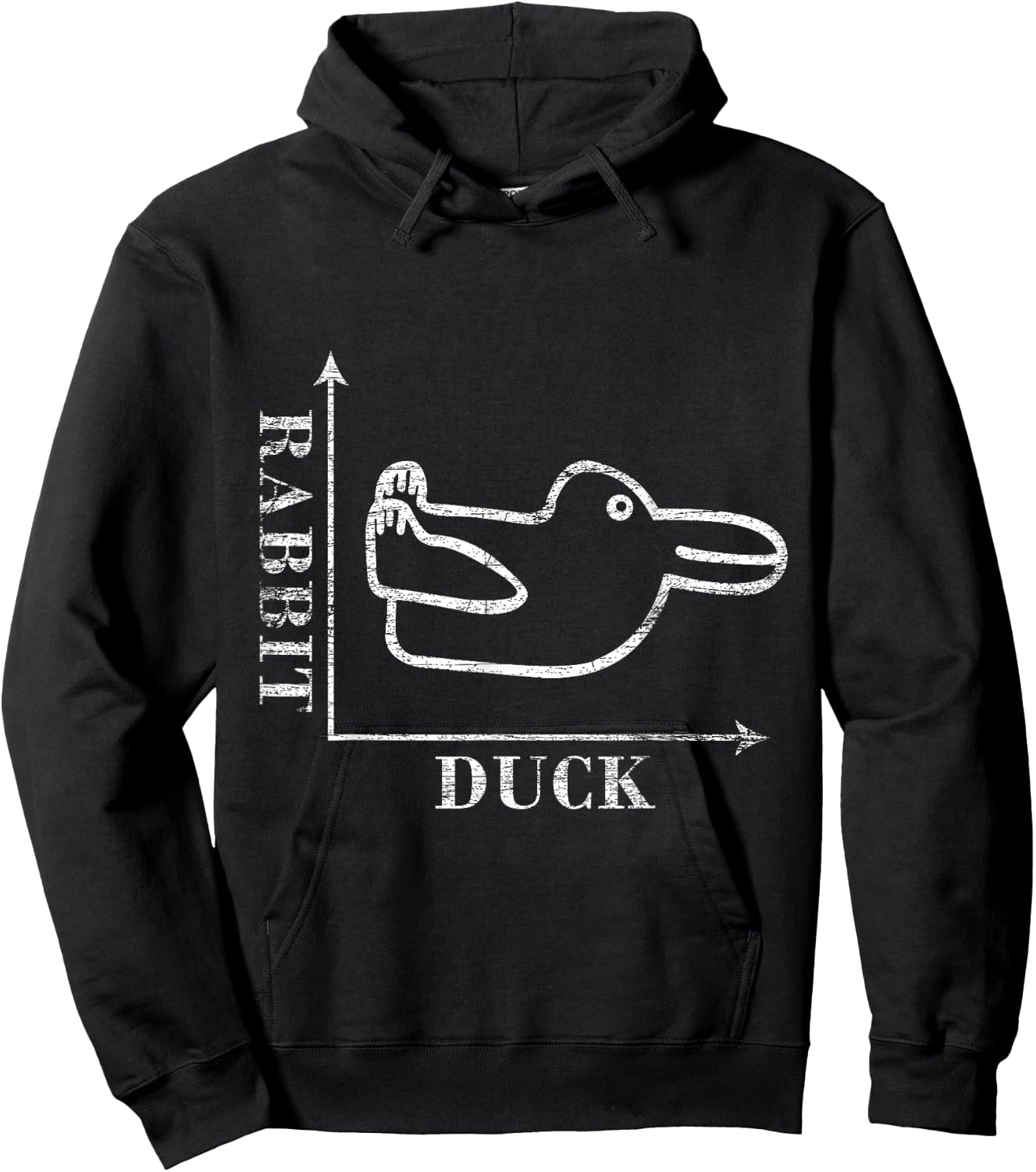 Funny Gift Animal Lovers Rabbit Hoodie - Hoodie | Black