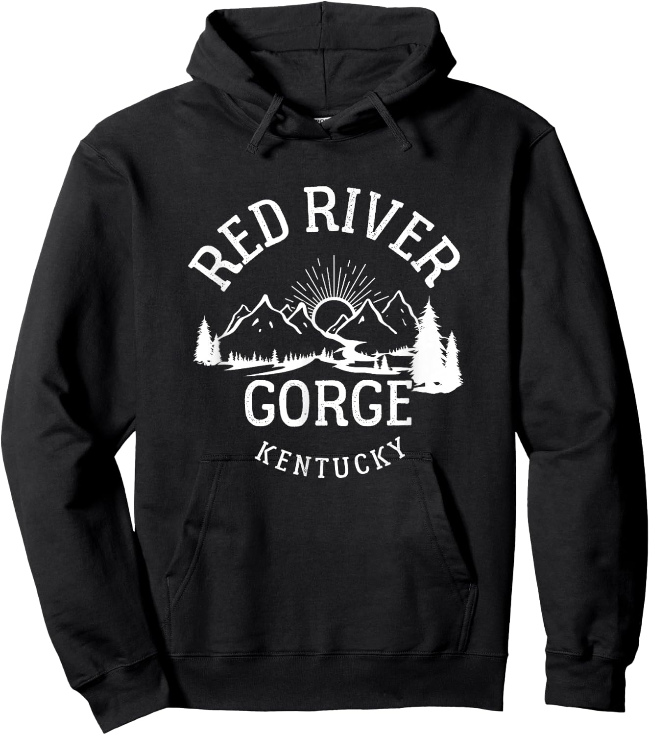 Red River Gorge Hike Kentucky Parks Hiking Hoodie - Hoodie | Black