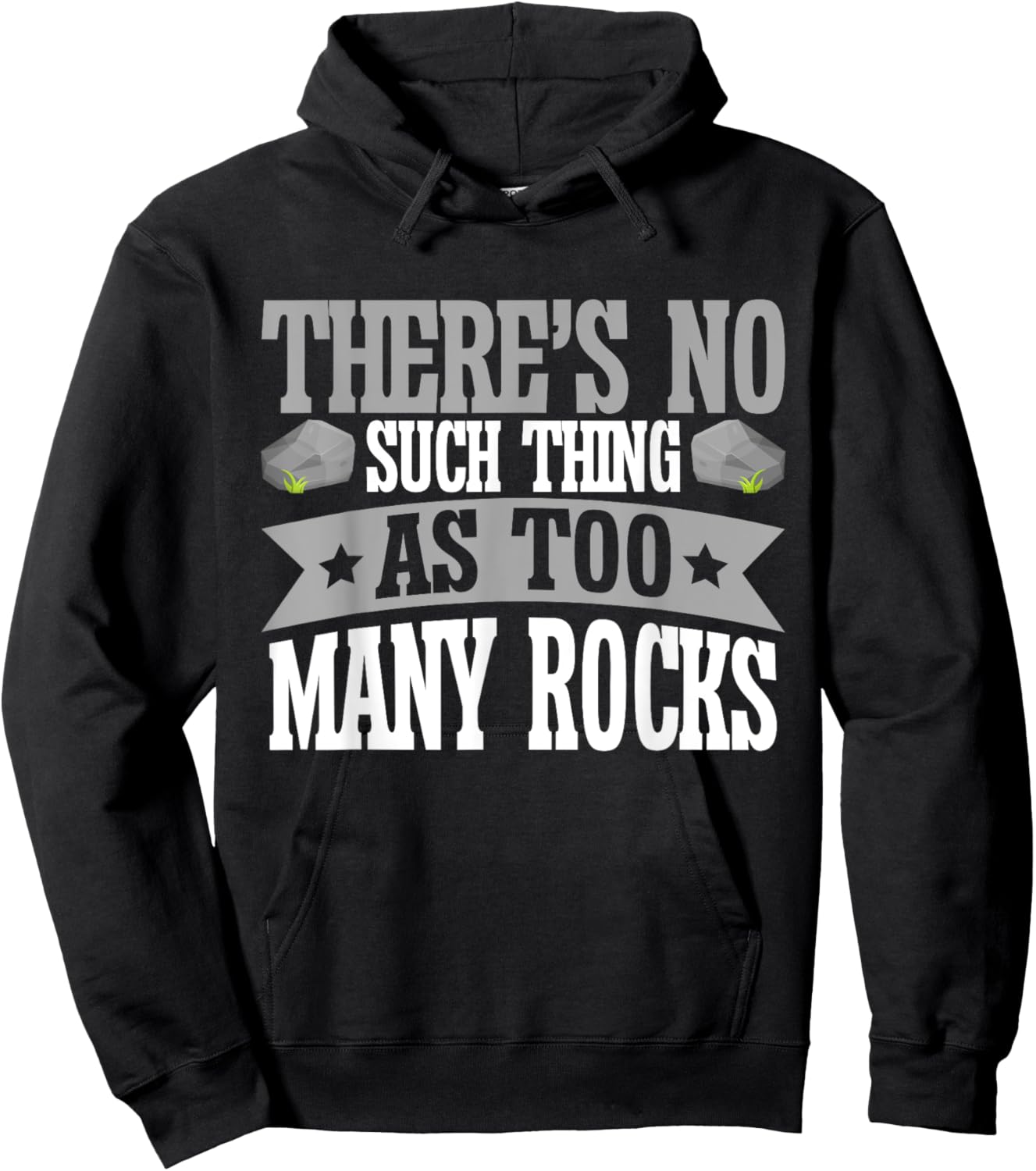 There's No Such Thing as Too Many Rocks Mineral Collection Hoodie - Hoodie | Black