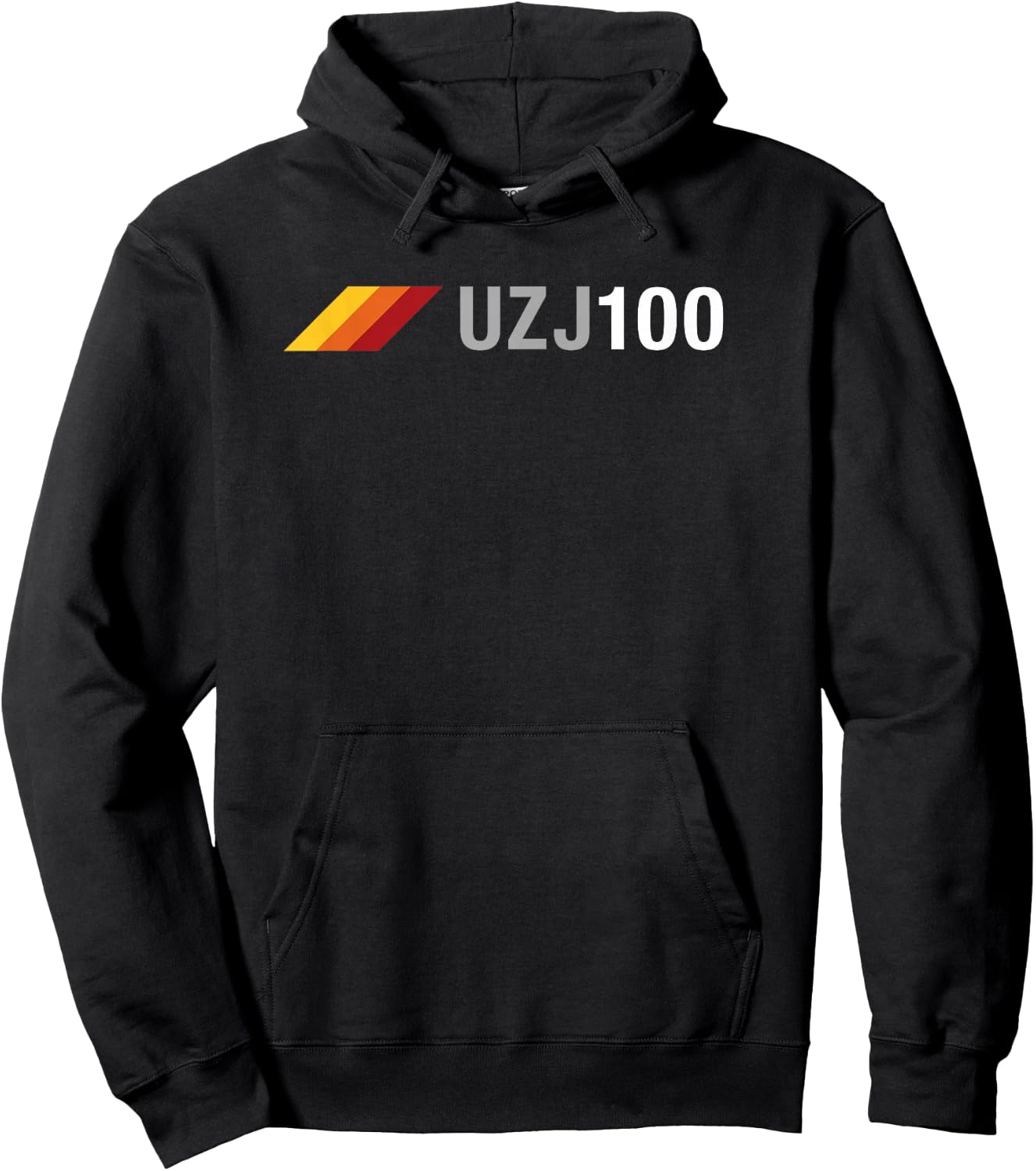 UZJ100 Overland SUV 3 Stripes Vintage Racing 100 Series Hoodie - Hoodie | Black
