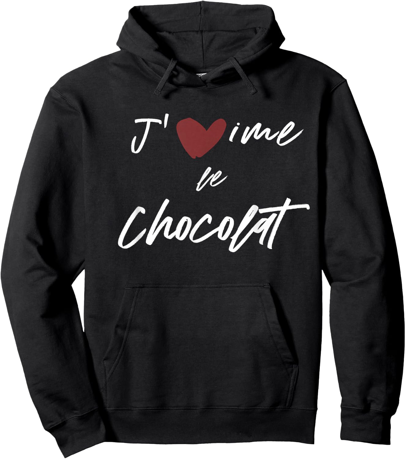 J'aime Le Chocolat Gift Men Women Kids Son Daughter Hoodie - Hoodie | Black