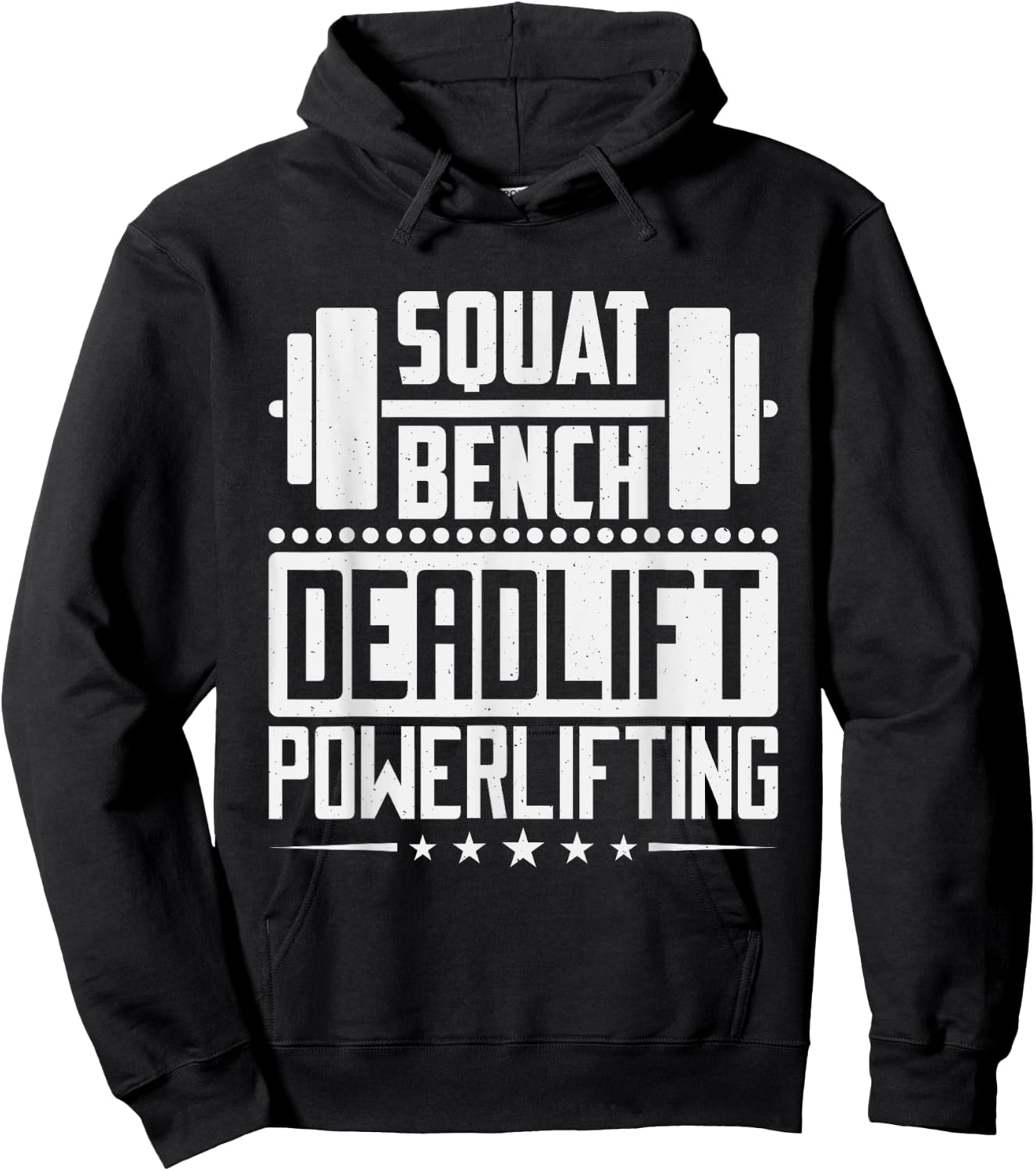 Powerlifting Squat Bench Deadlift Design Lifters Hoodie - Hoodie | Black