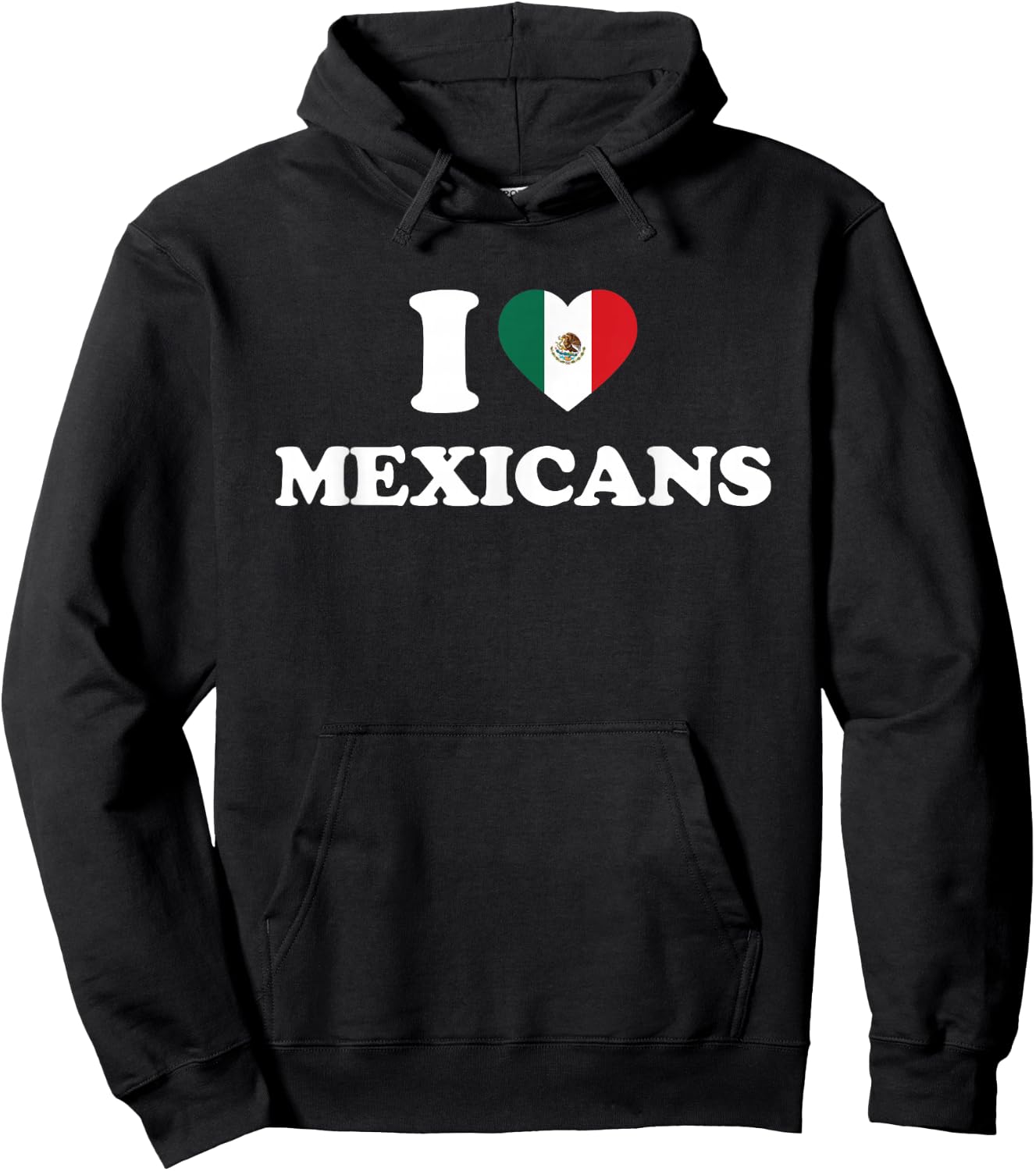 I Love Mexicans Shirt I Heart Mexicans Hoodie - Hoodie | Black