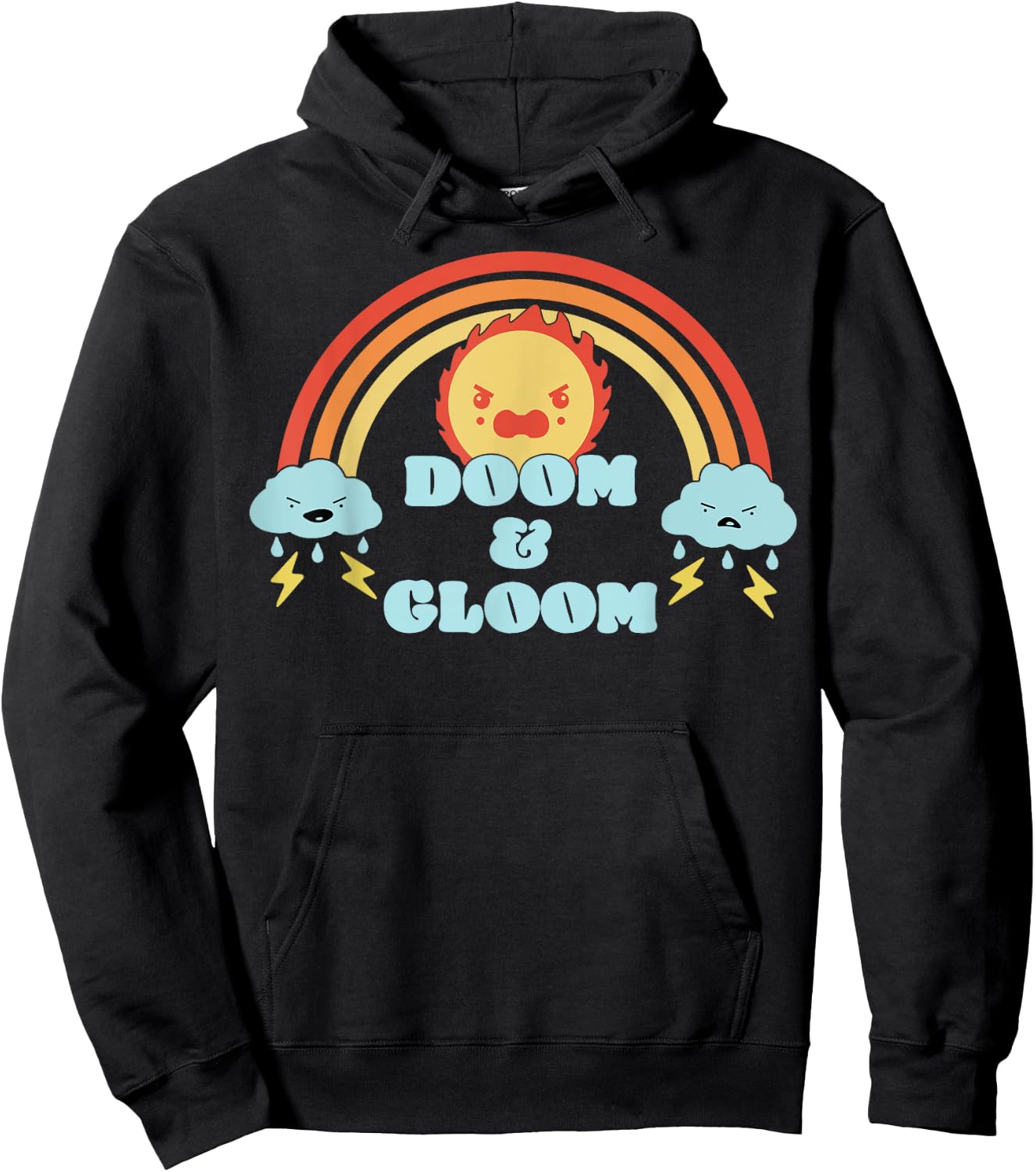 Doom And Gloom Hoodie - Hoodie | Black