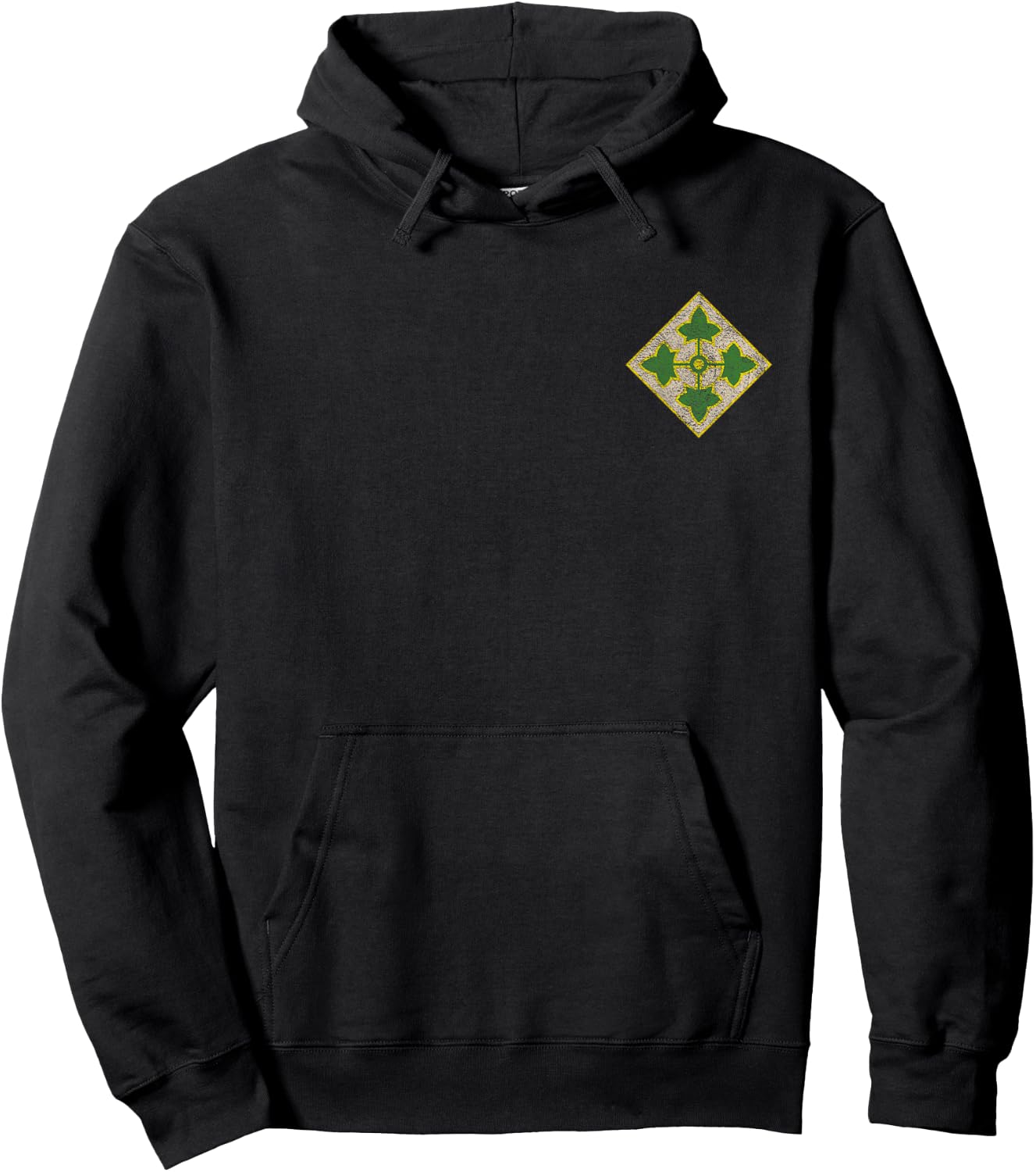 4th Infantry Division Army Hoodie - Hoodie | Black