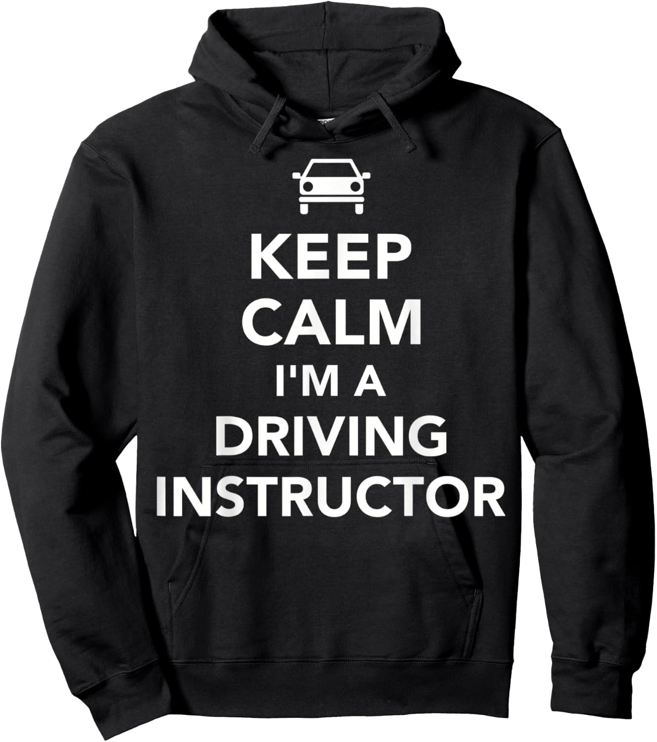 Keep calm I'm driving instructor Hoodie - Hoodie | Black