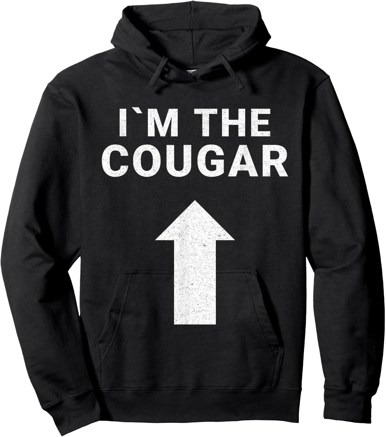 I´m with the Cougar Humor Halloween Birthday Gift Hoodie - Hoodie | Black